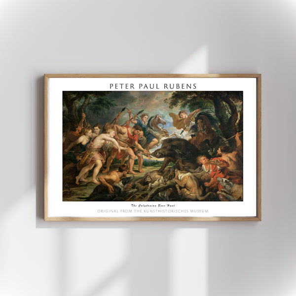 Peter Paul Rubens - Kalyedon Domuzu Avı poster