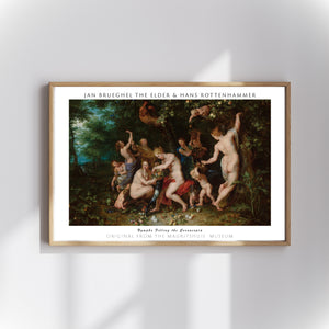 Jan Brueghel the Elder & Peter Paul Rubens-Nimfler Bolluk Boynuzunu Dolduruyor poster