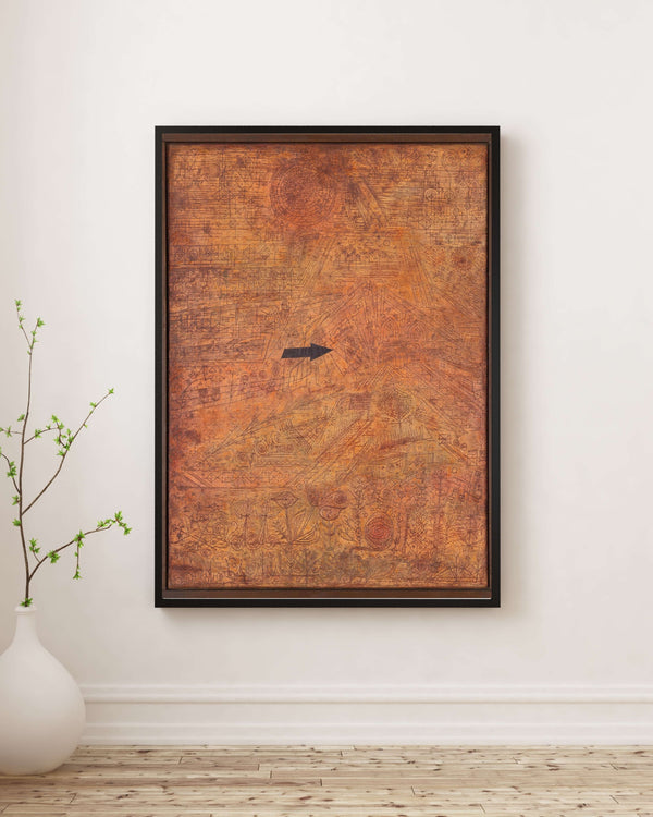 Paul Klee - Bahçedeki Ok fine art baskı