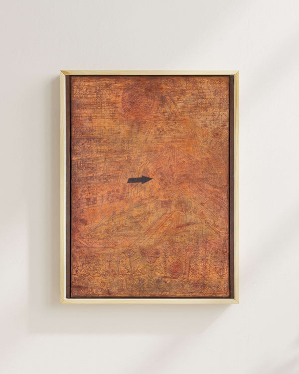 Paul Klee - Bahçedeki Ok fine art baskı