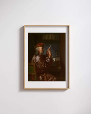 Philip van Dijk - Muhasebeci fine art baskı