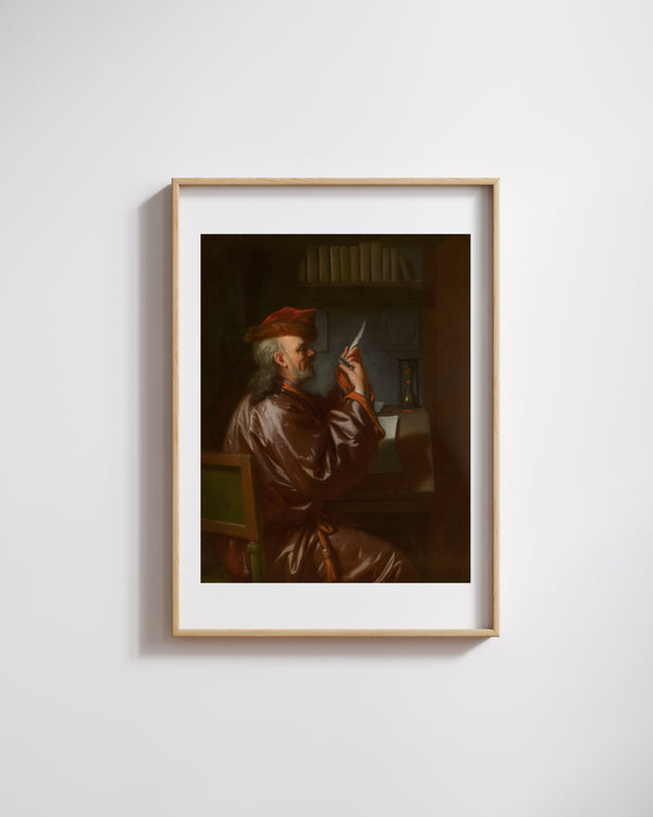 Philip van Dijk - Muhasebeci fine art baskı