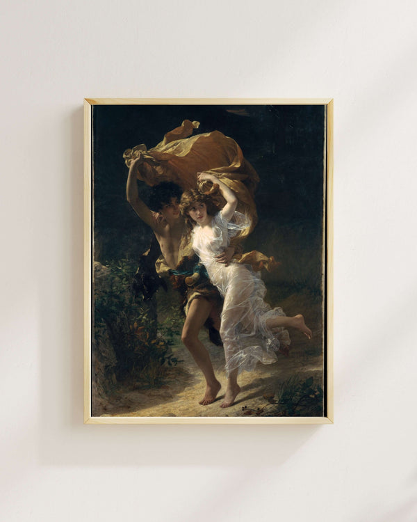 Pierre-Auguste Cot - Fırtına Fine Art Baskı