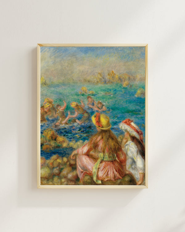 Pierre-Auguste Renoir - Yıkananlar fine art baskı