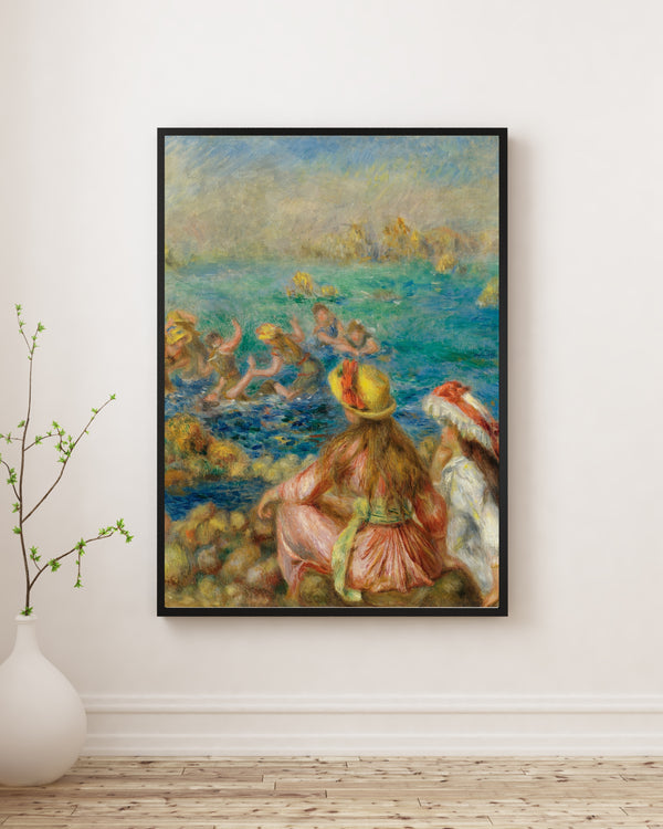 Pierre-Auguste Renoir - Yıkananlar fine art baskı