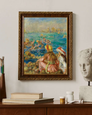 Pierre-Auguste Renoir - Yıkananlar fine art baskı