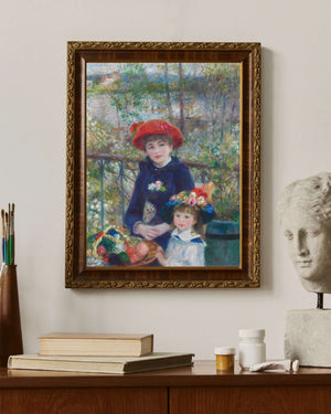 Pierre-Auguste Renoir - İki Kız Kardeş fine art baskı