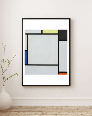 Piet Mondrian - Tablo 2 Çerçeve