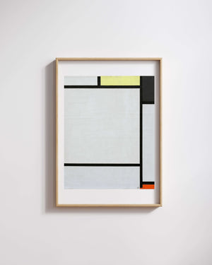 Piet Mondrian - Tablo 2 Fine Art Baskı