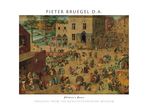 Pieter Bruegel d. A. - Çocuk Oyunları fine art baskı