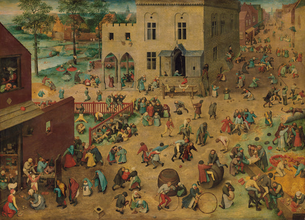 Pieter Bruegel d. A. - Çocuk Oyunları tablo