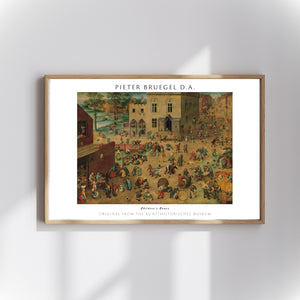 Pieter Bruegel d. A. - Çocuk Oyunları poster