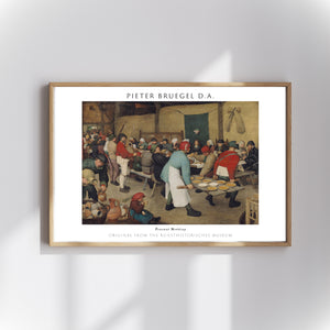 Pieter Bruegel d. A. - Köylü Düğünü poster