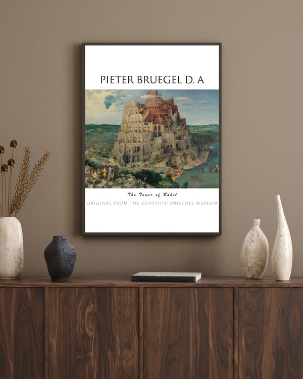 Pieter Bruegel d. A. - Babil Kulesi çerçeve