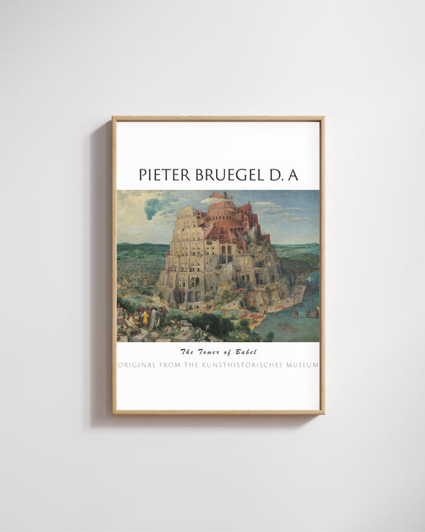 Pieter Bruegel d. A. - Babil Kulesi poster
