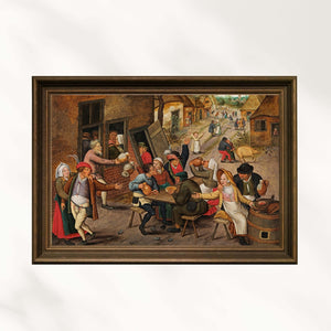 Pieter Brueghel the Younger - Kuğu Hanı Fine Art Baskı