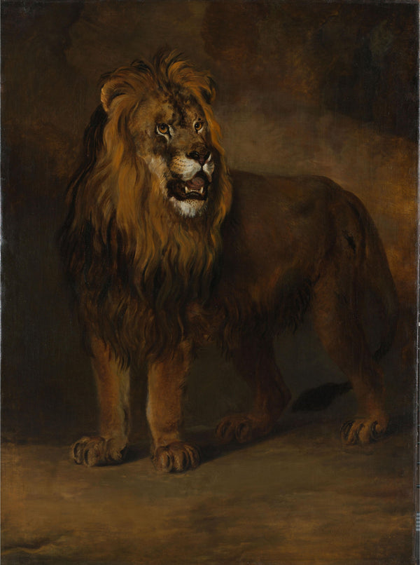 Pieter Gerardus van Os - Kral Louis Napoléon’un Hayvanat Bahçesinden Bir Aslan