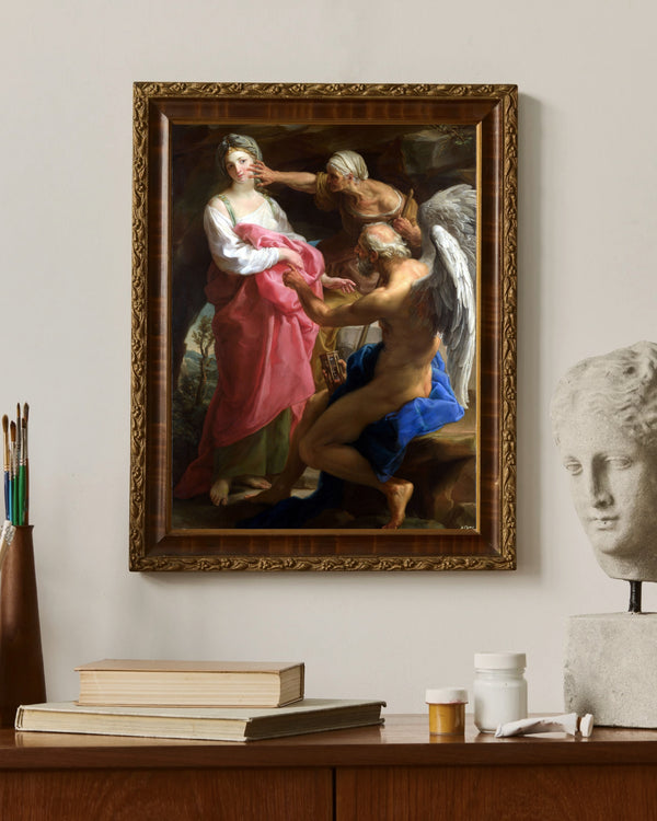 Pompeo Girolamo Batoni - Zamanın Yaşlılığa Güzelliği Yok Etmesini Emretmesi
