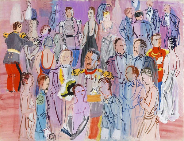 Raoul Dufy - Amirallikte Resepsiyon Fine Art Baskı