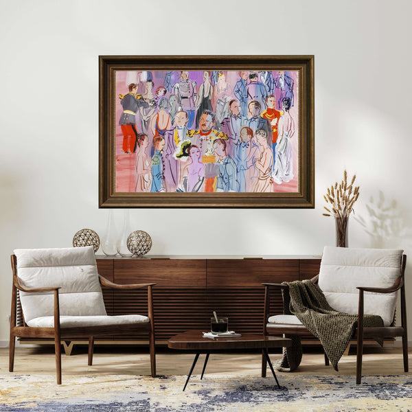 Raoul Dufy - Amirallikte Resepsiyon Fine Art Baskı