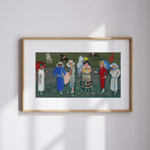 Raoul Dufy - Yarışlarda Modeller fine art baskı