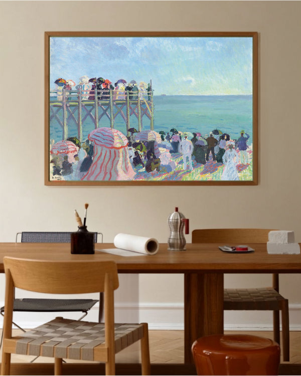Raoul Dufy - Trouville Plajı ve İskelesi