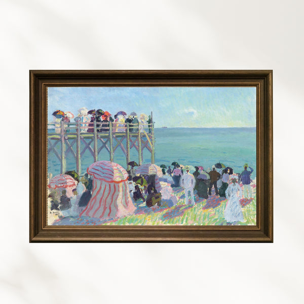 Raoul Dufy - Trouville Plajı ve İskelesi