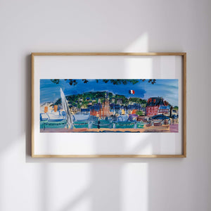 Raoul Dufy - Deauville Limanı fine art baskı