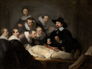 Rembrandt van Rijn - Dr. Nicolaes Tulp’un Anatomi Dersi tablo