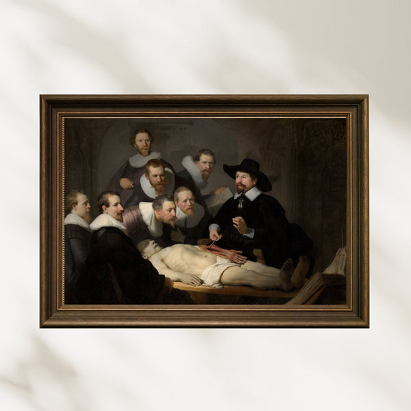 Rembrandt van Rijn - Dr. Nicolaes Tulp’un Anatomi Dersi poster