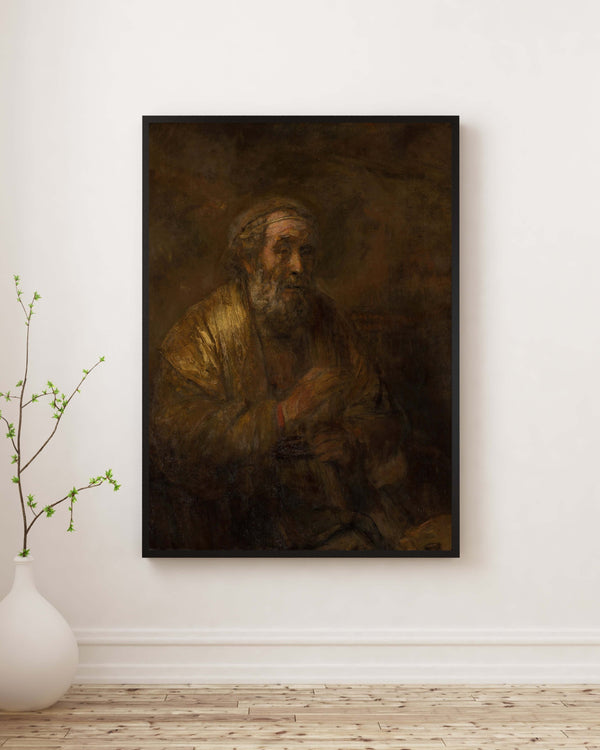 Rembrandt van Rijn - Homeros fine art baskı