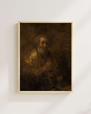 Rembrandt van Rijn - Homeros fine art baskı