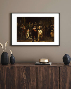 Rembrandt van Rijn - Gece Devriyesi çerçeve