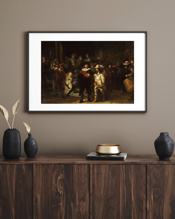 Rembrandt van Rijn - Gece Devriyesi çerçeve