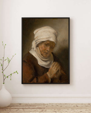 Rembrandt van Rijn - Dua Eden Kadın fine art baskı