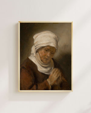 Rembrandt van Rijn - Dua Eden Kadın fine art baskı