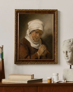 Rembrandt van Rijn - Dua Eden Kadın fine art baskı