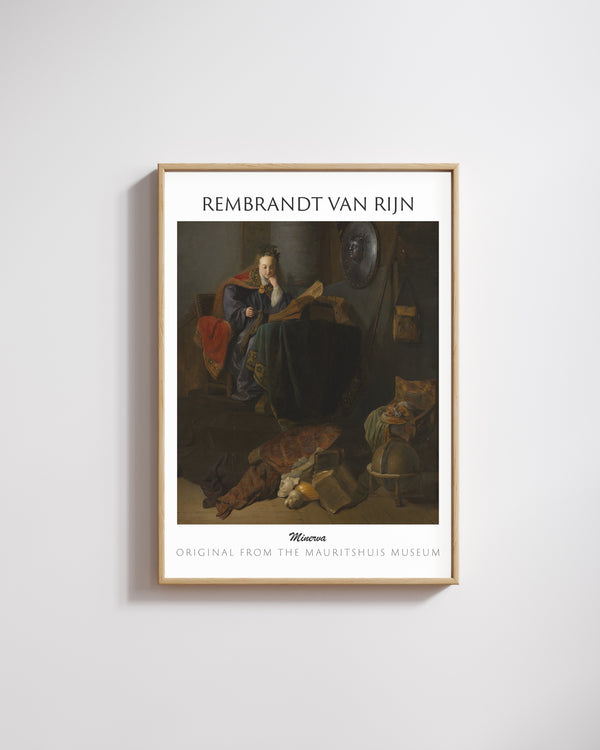 Rembrandt van Rijn-Minerva Bilgelik Tanrıçası