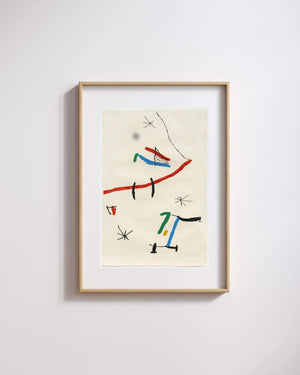 Joan Miró - Barselona fine art baskı