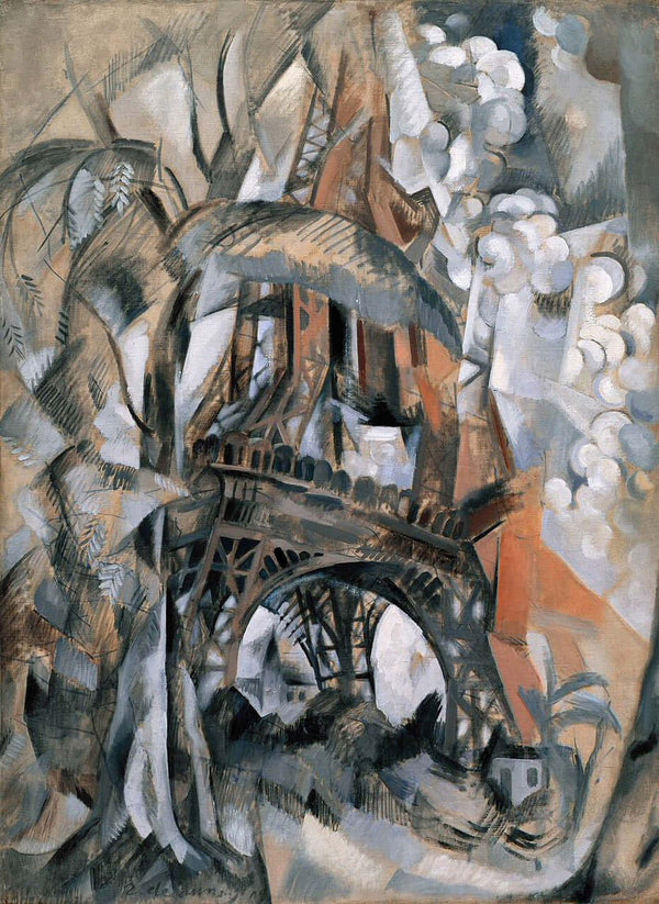 Robert Delaunay - Ağaçlarla Eyfel Kulesi