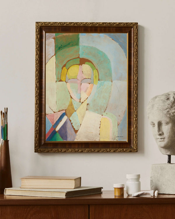 Robert Delaunay - Madame Heim’ın Portresi Fine Art Baskı