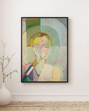 Robert Delaunay - Madame Heim’ın Portresi Fine Art Baskı