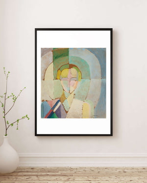 Robert Delaunay - Madame Heim’ın Portresi Fine Art Baskı