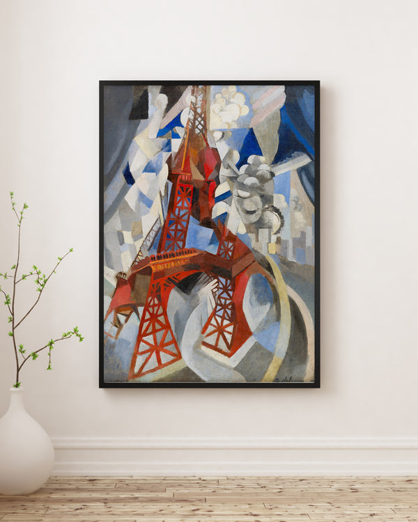 Robert Delaunay - Kırmızı Eyfel Kulesi Poster