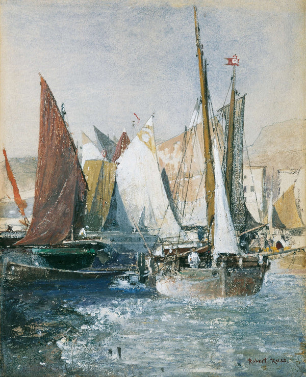 Robert Russ - Yelkenliler fine art baskı