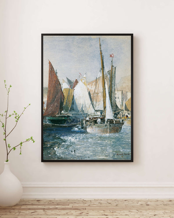 Robert Russ - Yelkenliler fine art baskı