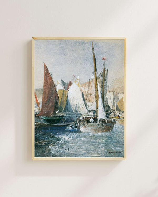 Robert Russ - Yelkenliler fine art baskı