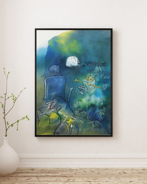 Roberto Matta - Mavi Kompozisyon poster