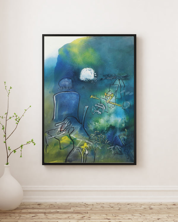 Roberto Matta - Mavi Kompozisyon poster