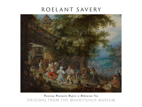 Roelant Savery-Bohemya Hanı Önünde Dans Eden Köylüler